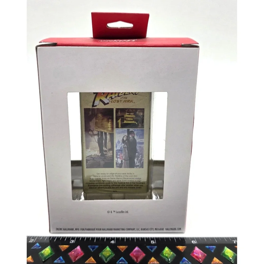 2022 Hallmark Indiana Jones Raiders Of The Lost Ark‎ VHS Christmas Ornament New
